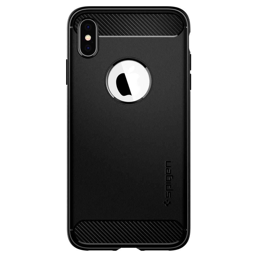 Ốp lưng iPhone Xs Max/ X / Xs / XR Rugged Armor (Màu Đen) - Hàng Chính Hãng