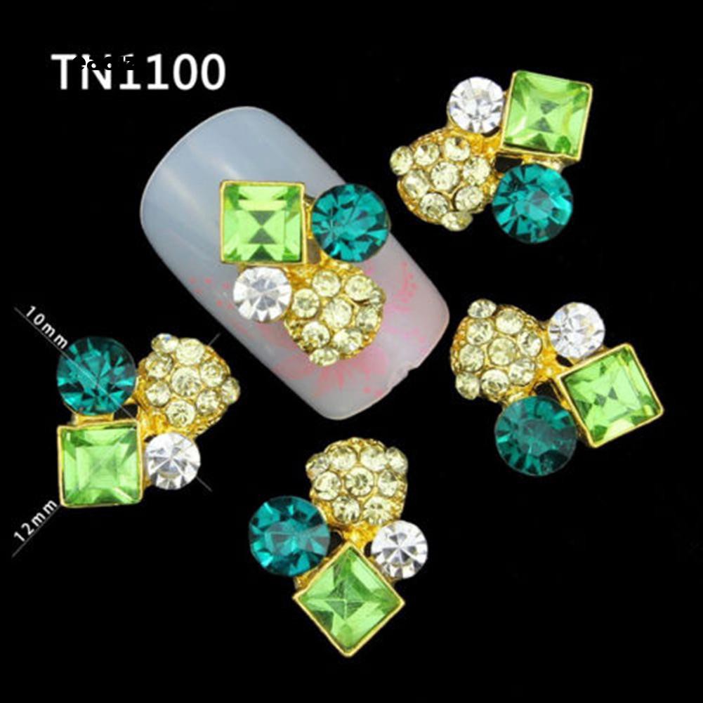 Bộ 10 đá pha lê đính móng tay dễ thương ngộ nghĩnh