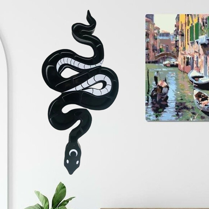 Kệ Để Đồ Hình Rắn Bằng Pha Lê Đa Năng Trang Trí Halloween