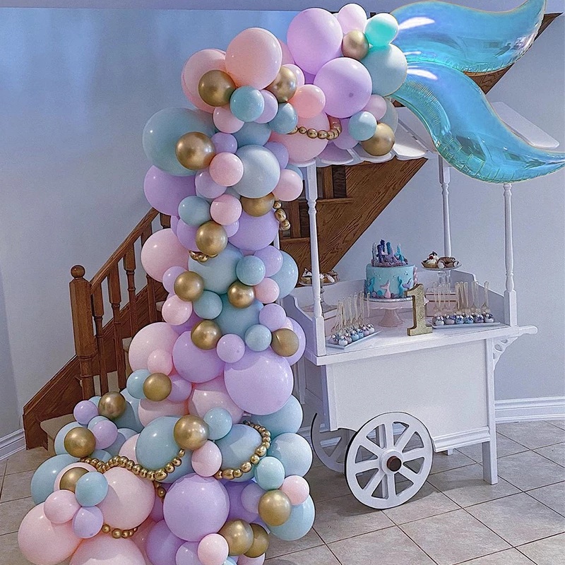 Set 87 Bong Bóng Trang Trí Tiệc Sinh Nhật