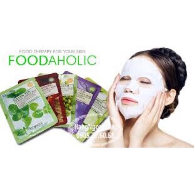 Mặt Nạ Dưỡng Da 3D Foodaholic Hàn 10 Miếng | Thế Giới Skin Care