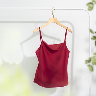 Áo Lụa 2 Dây Cao Cấp Cổ Đổ Lapi LAL02