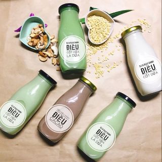 Combo 5 chai thủy tinh 310ml đựng sữa