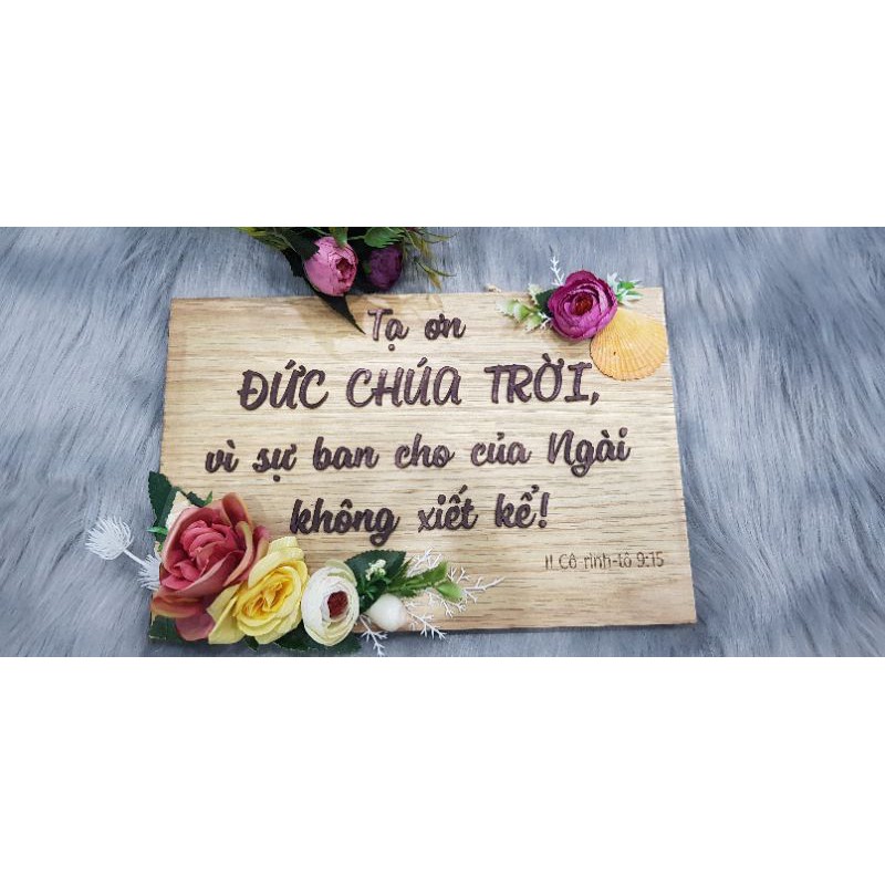 Tranh câu gốc - Quà tặng cơ đốc
