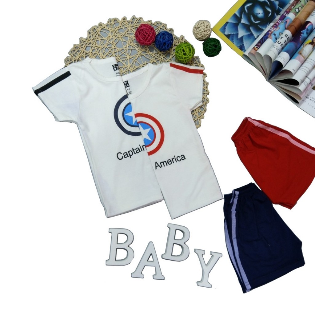 Bộ cộ tay siêu nhân cho bé trai, cá tính, độc đáo_Bống Fashion Store