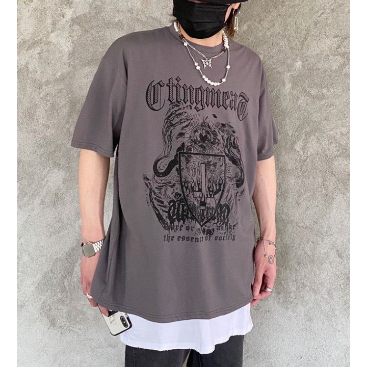 Áo thun tay lỡ nam nữ, áo phông unisex form rộng oversize D130 | BigBuy360 - bigbuy360.vn