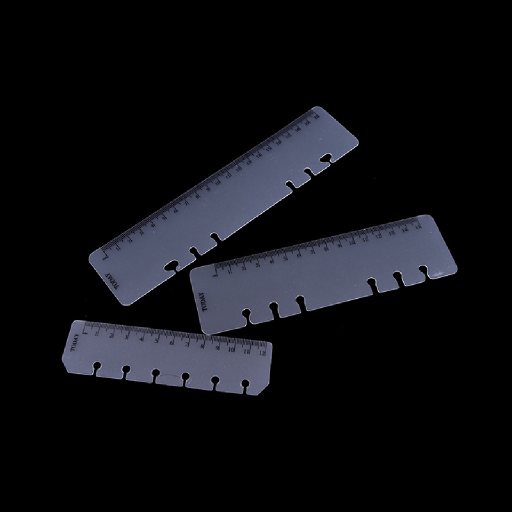 Thước Đo 6 Lỗ Khổ A5 A6 A7 Bằng Nhựa PVC Tiện Dụng