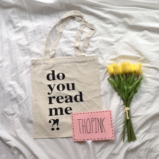 Túi tote túi vải Do you read me ? sănz
