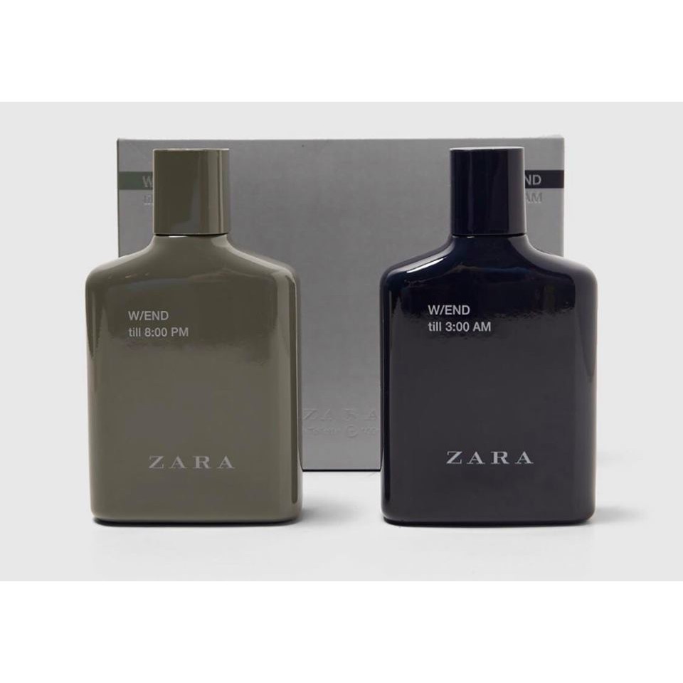 Nước hoa ZARA W/END TILL 8:00 PM W/END TILL 3:00 AM EDT 100 ML + 100 ML