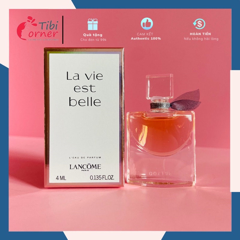 NƯỚC HOA MINI NỮ LANCOME LA VIE EST BELLE Chính Hãng