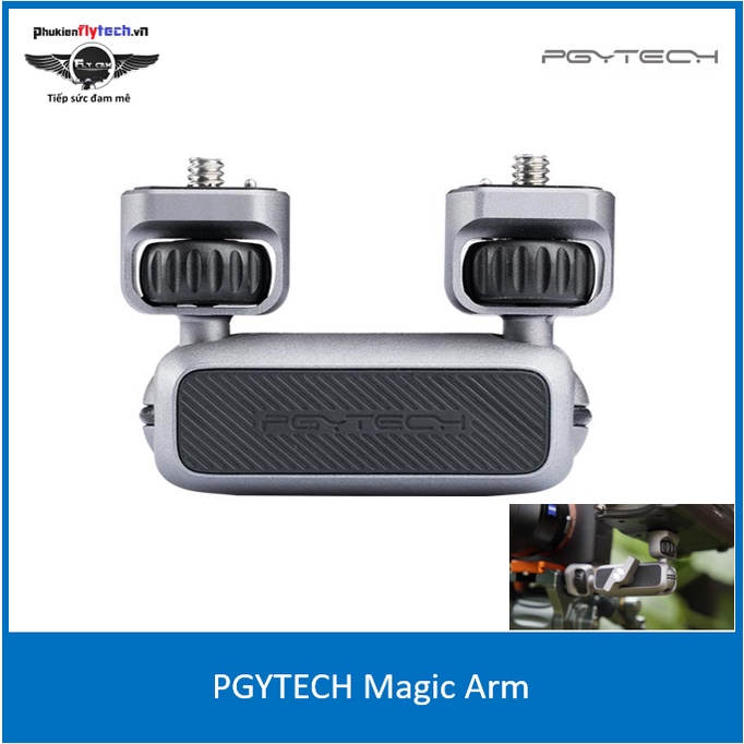 Khuỷu nối máy ảnh với các linh kiện – Magic Arm PGYtech - Hàng chính hãng - để kết nối camera và các thiết bị phụ trợ.