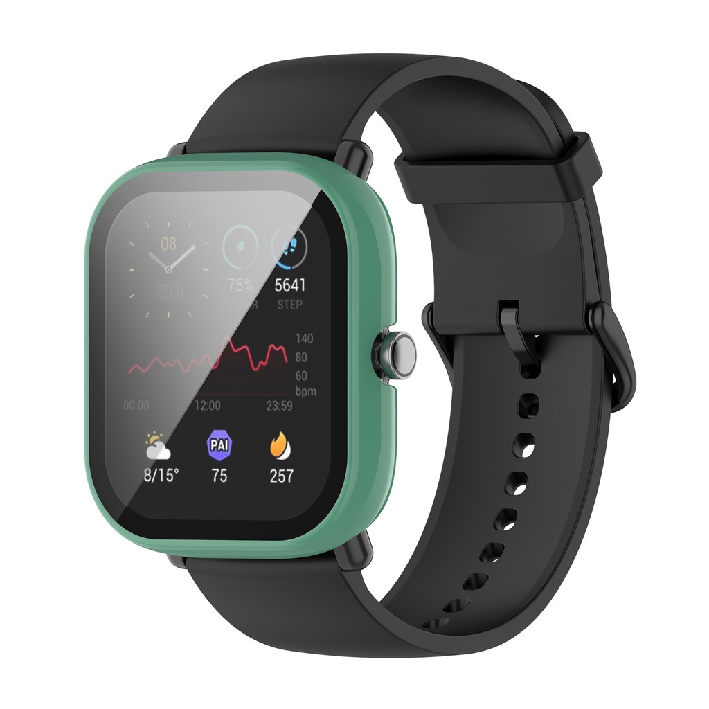 Ốp bảo vệ mặt đồng hồ thông minh Huami Amazfit GTS 2 Mini có kính cường lực cao cấp