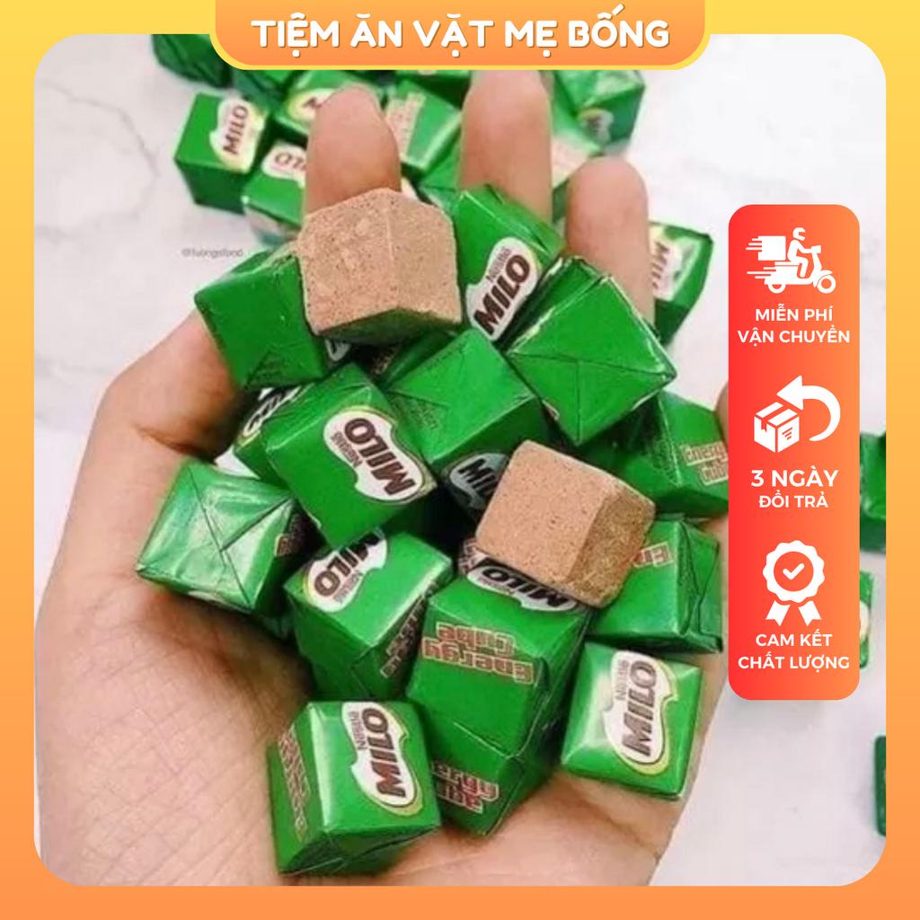 Kẹo Milo Energy Cube Cacao Nestle Thái Lan Viên Lẻ Hình Vuông 2,75G Dùng Thử Tiệm Ăn Vặt Mẹ Bống