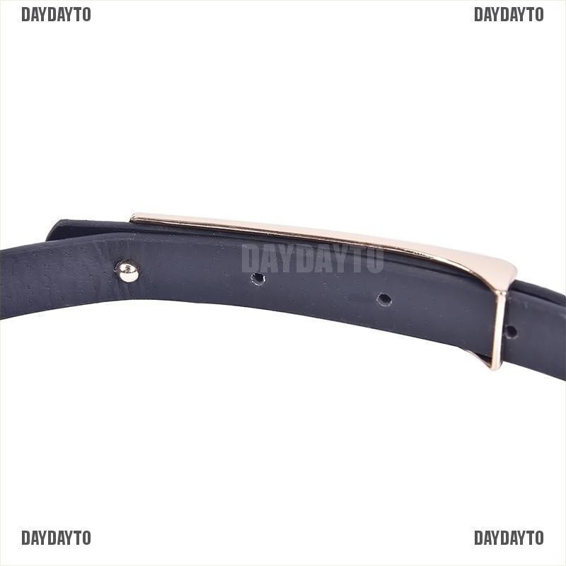 Daydayto Thắt Lưng Da PU Dáng Ôm Sáng Bóng Mỏng Truy Cập Cho Nữ