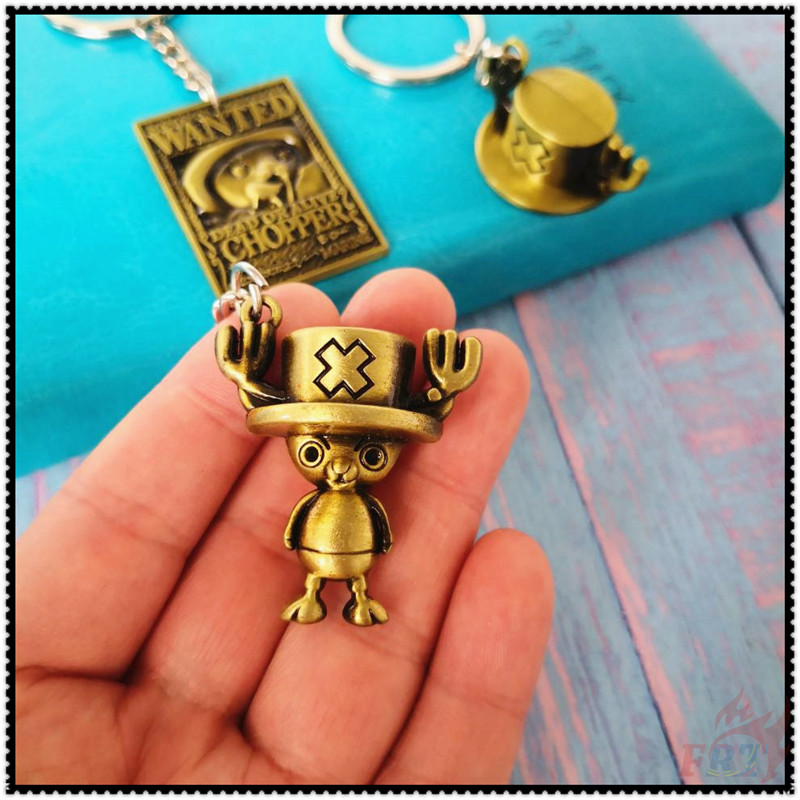 Móc khóa kim loại hình nhân vật Tony Tony Chopper hoạt hình One Piece 3 mẫu tùy chọn