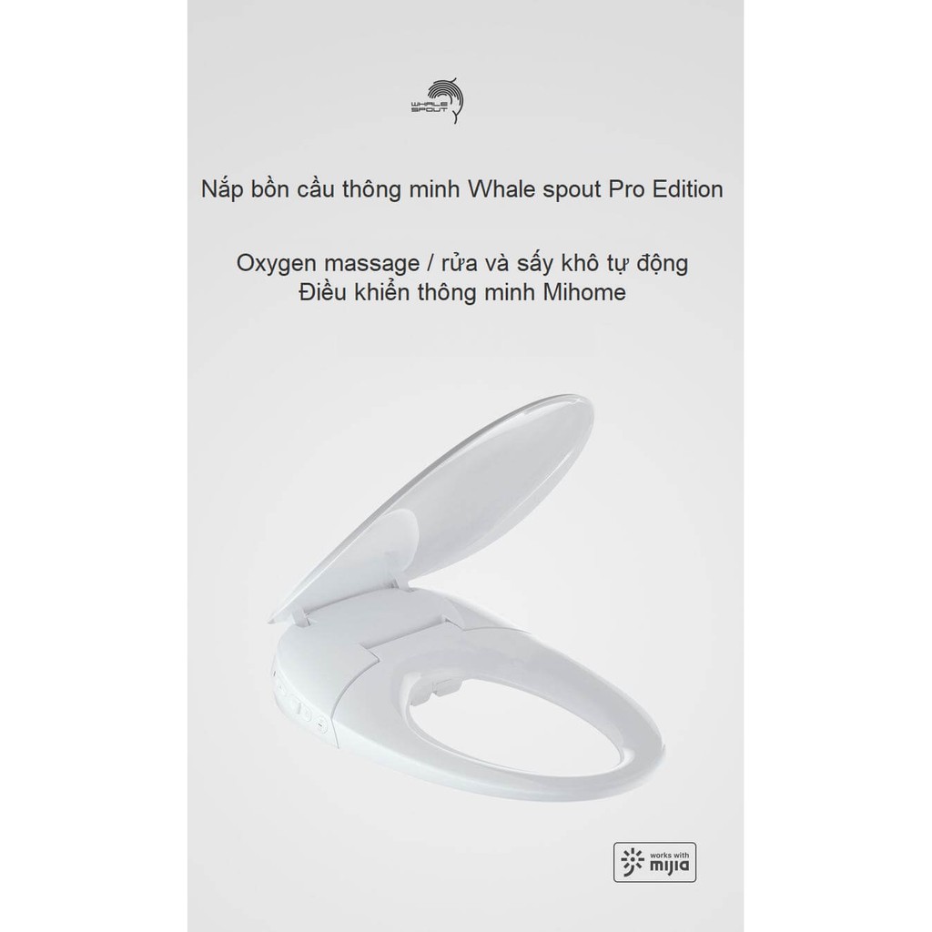 Nắp bồn cầu thông minh Whale spout Pro Edition