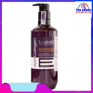 Dầu gội Lusstaly Moisturizing cho tóc khô hư tổn 500ml