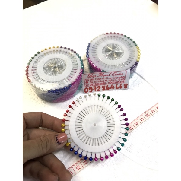 1 vỉ 40 kim định vị thiết kế trang phục