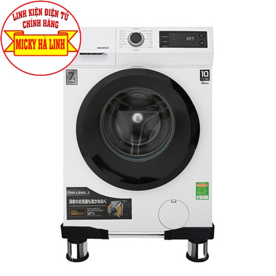 Kệ máy giặt chân đế máy giặt INOX cao cấp, kệ máy giặt kệ chân tủ lạnh chống rung chống ướt dễ dàng