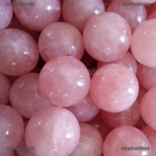 (SPVN--Mới) Quả Cầu Đá Thạch Anh Hồng Tự Nhiên Chữa Bệnh