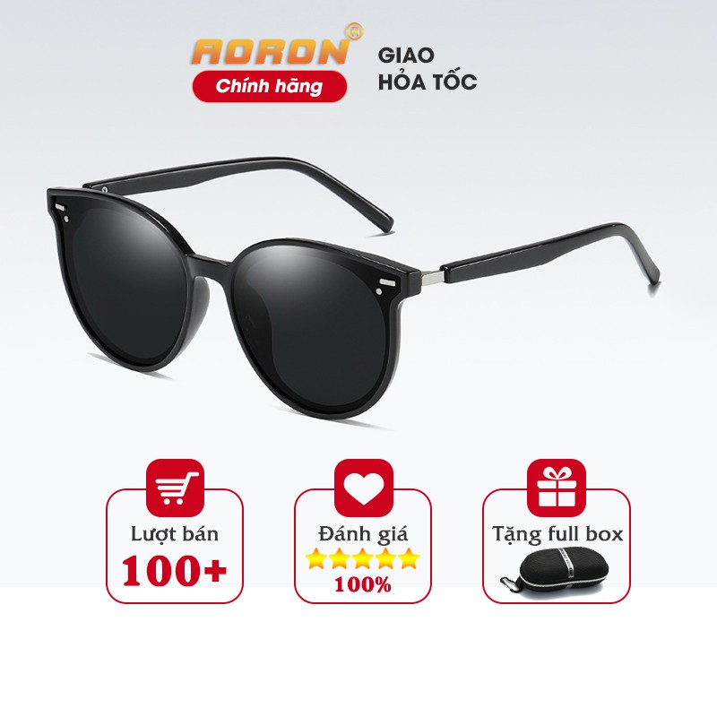 Kính mát thời trang Aoron mới 2021 gọng tròn mắt tròng phân cực phiên bản Hàn Quốc nam và nữ AK001 | BigBuy360 - bigbuy360.vn
