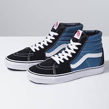 Giày Thể Thao Vans Sk8 Hi Màu Xanh Navy Cá Tính