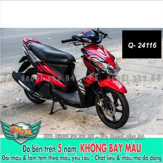 Tem rời Luvias đỏ đen -1