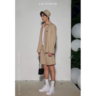 Quần đùi Beige Line Short