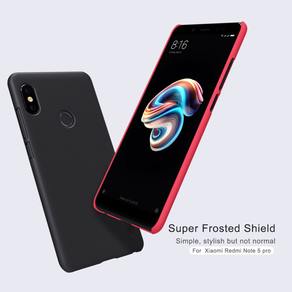 Ốp lưng cao cấp Xiaomi Redmi Note 5 Pro Nillkin Super Frosted Shield