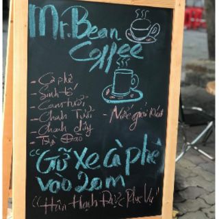 Bảng đen menu 2 mặt
