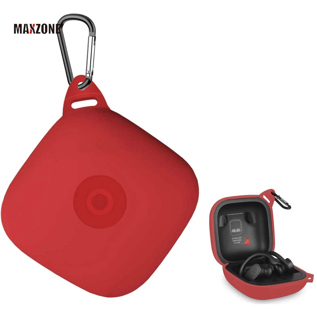 Vỏ bảo vệ hộp sạc tai nghe bằng silicon chống sốc thích hợp cho Powerbeats Pro 2019