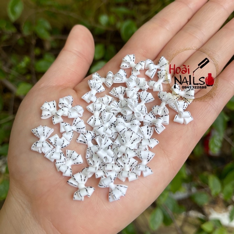 Nơ bột vẽ viền ( giá 1 chiếc)
