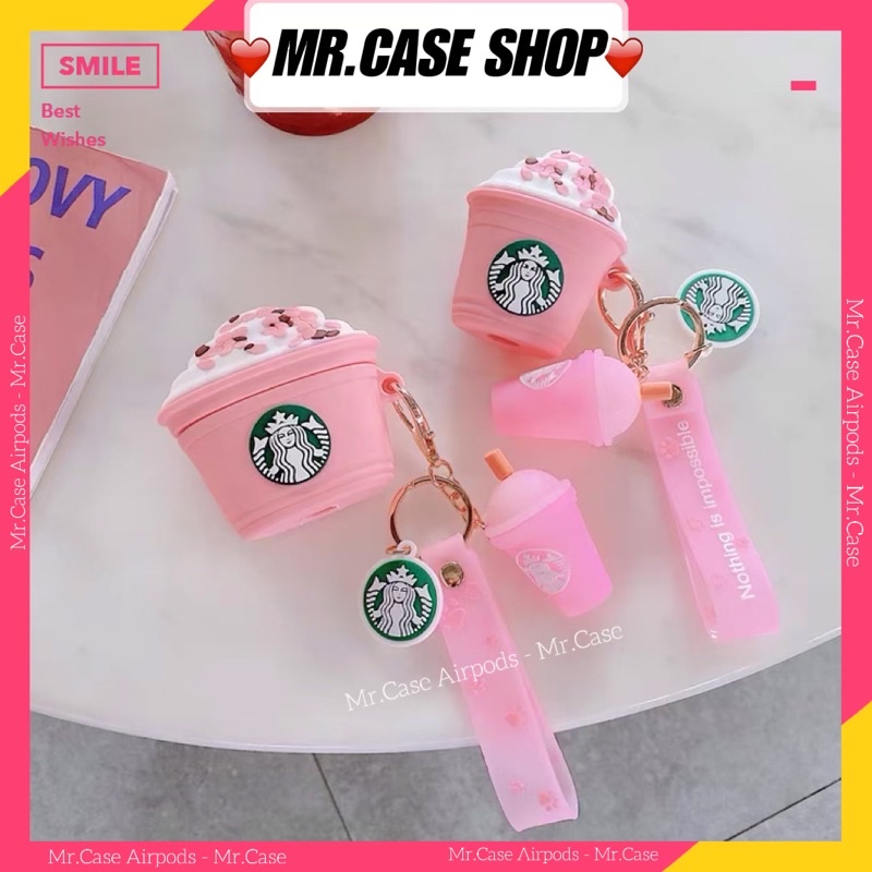 Case Airpods hình logo Starbucks độc đáo