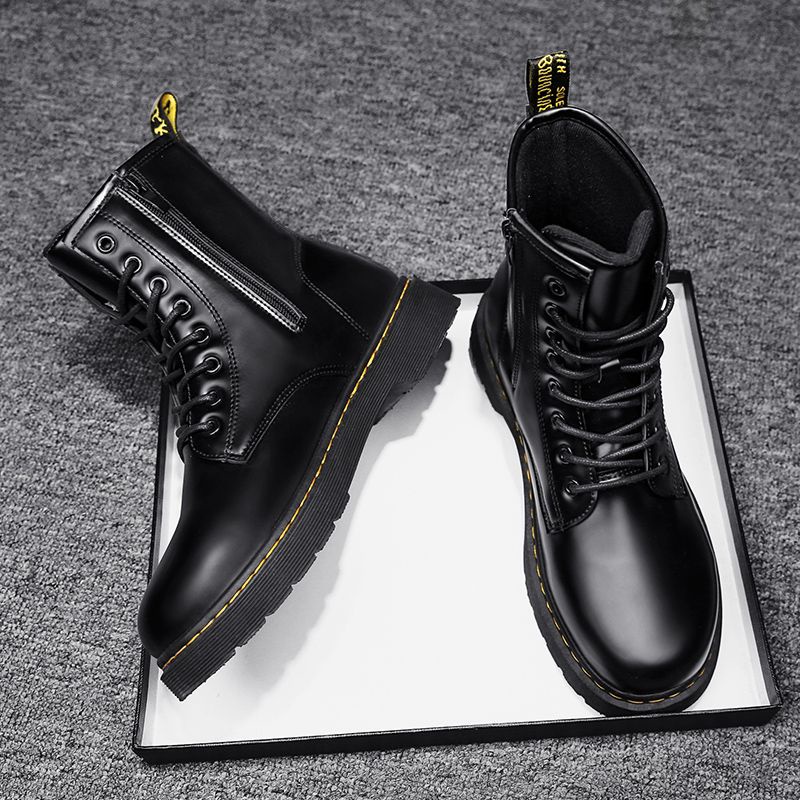 Order boots cao cổ khoá bên dành cho nam mùa thu đông 2021