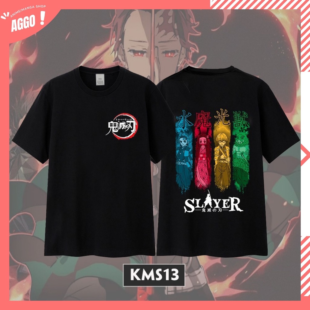 Áo thun Kimetsu No Yaiba - Dragon Slayer đẹp siêu ngầu giá rẻ nhất