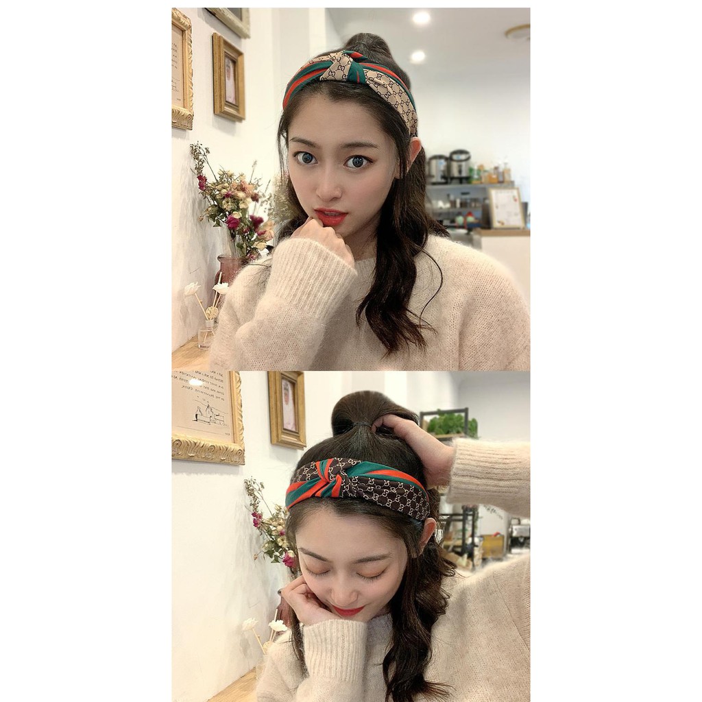 Băng Đô Nữ ❤️FREESHIP❤️ Băng Đô - Bờm tóc Nữ vải phối màu xoắn nơ điệu đà xinh xắn cho nữ mã L17-B