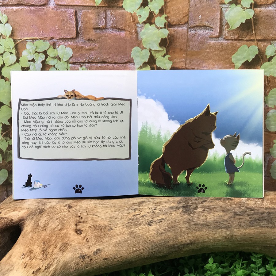 Sách - Mèo Con Lon Ton - Mèo Con Bênh Vực Bạn - Tập 1