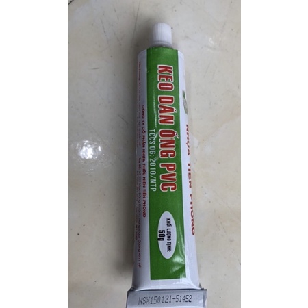 Keo gắn ống nhựa Tiền phong Pvc chính hãng mẫu mới