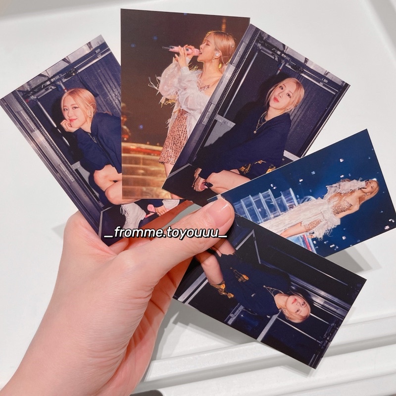 Ảnh photocard Jisoo Jennie Rose Lisa card BLACKPINk chính hãng