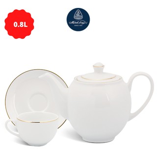 BỘ TRÀ 0.8 L – CAMELLIA – CHỈ VÀNG