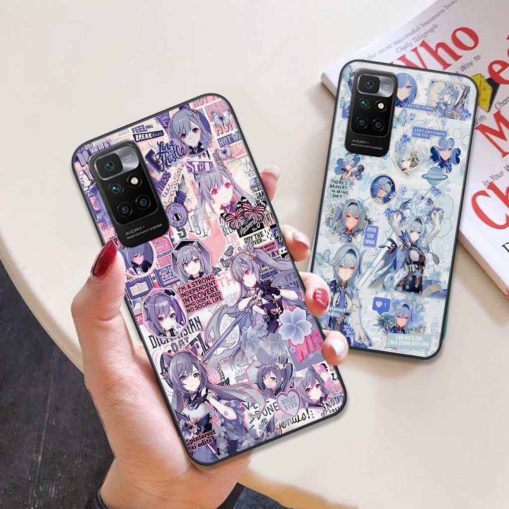 Ốp lưng Xiaomi REDMI 10 in hình Genshin Impact siêu dễ thương, cá tính