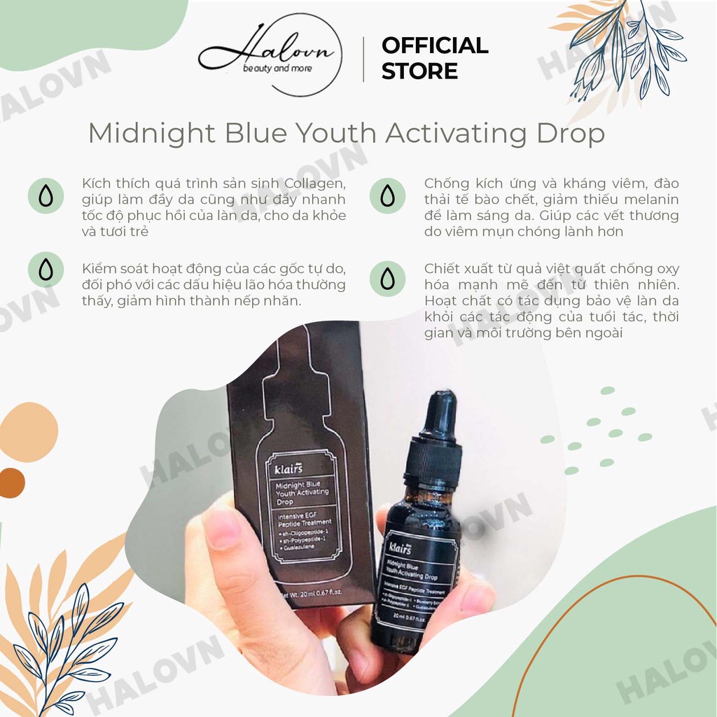 Combo tinh chất phục hồi da Klairs và kem dưỡng làm dịu da siêu mịn mát - giảm sưng mụn  Laroche