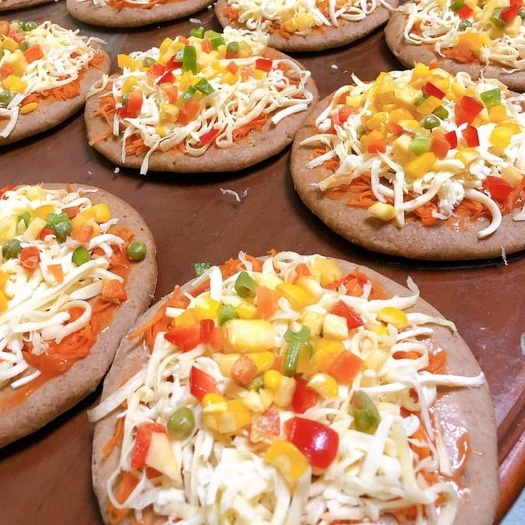 Bánh pizza nguyên cám 3 loại nhân