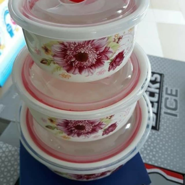 Bộ 3 thố sứ hút chân không