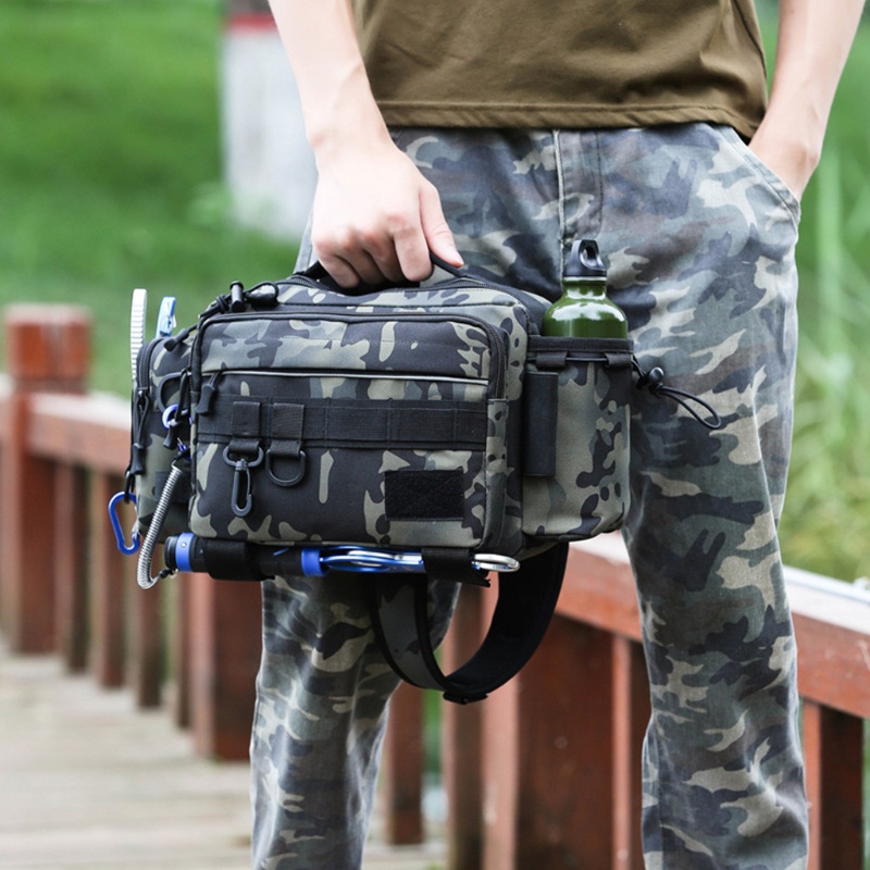 QQ Túi Đeo Hông Đựng Mồi Câu Cá Đa Năng Tiện Dụng