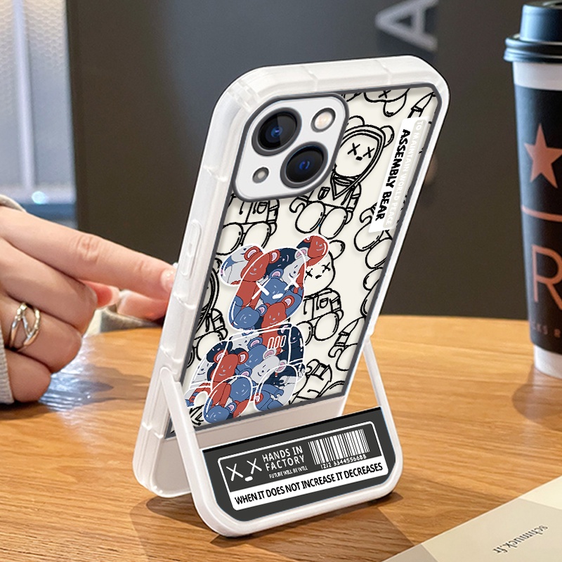 Ốp Điện Thoại TPU Họa Tiết Hoạt Hình Chú Gấu Độc Đáo Cho IPhone 11 13 12 Pro Max XR XS 8 7 Plus 6 6S 7 SE 2020
