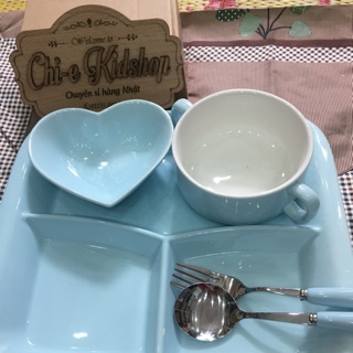 Bộ khay ăn dặm cho bé