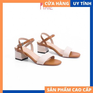 Giày Sandal Cao Gót 3cm Mix Nhiều Màu Cao Cấp X476