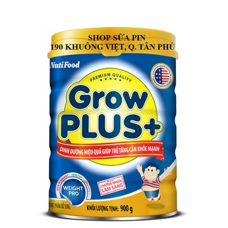 Sữa bột Growplus+ Tăng cân khỏe mạnh lon 900g