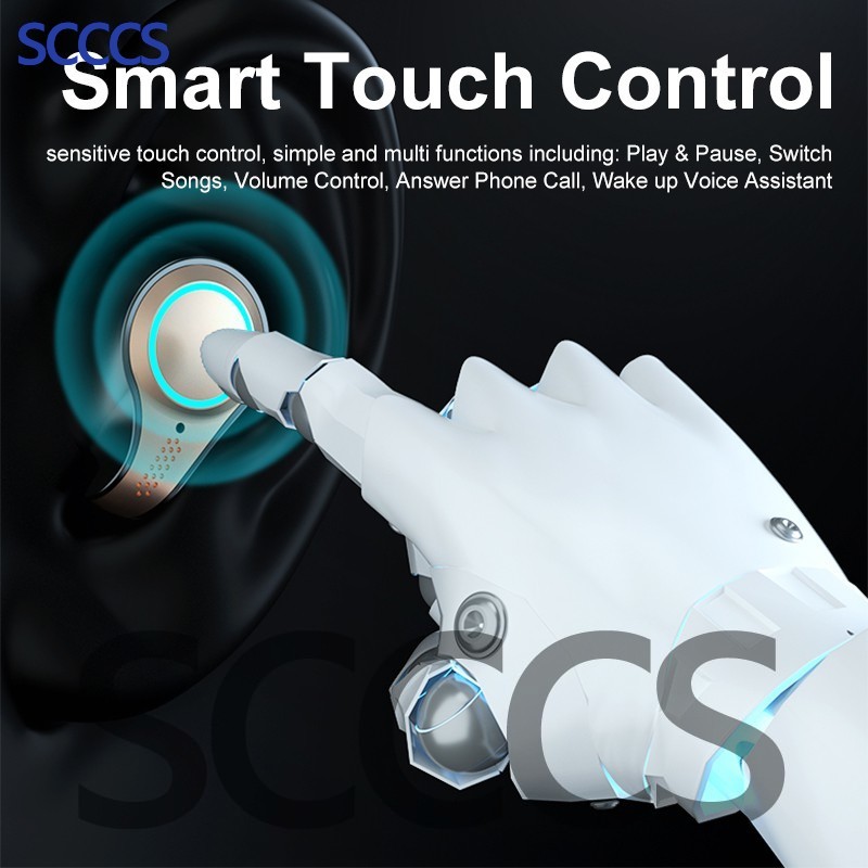 Tai Nghe Bluetooth 5.1 Âm Thanh Hifi Có Hiển Thị Kỹ Thuật Số